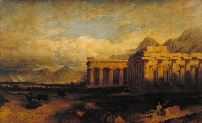 The Temples of Paestum by William Linton 1791-1876