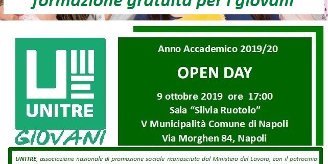 OPEN DAY Unitre Giovani 2019 2020 – Copia