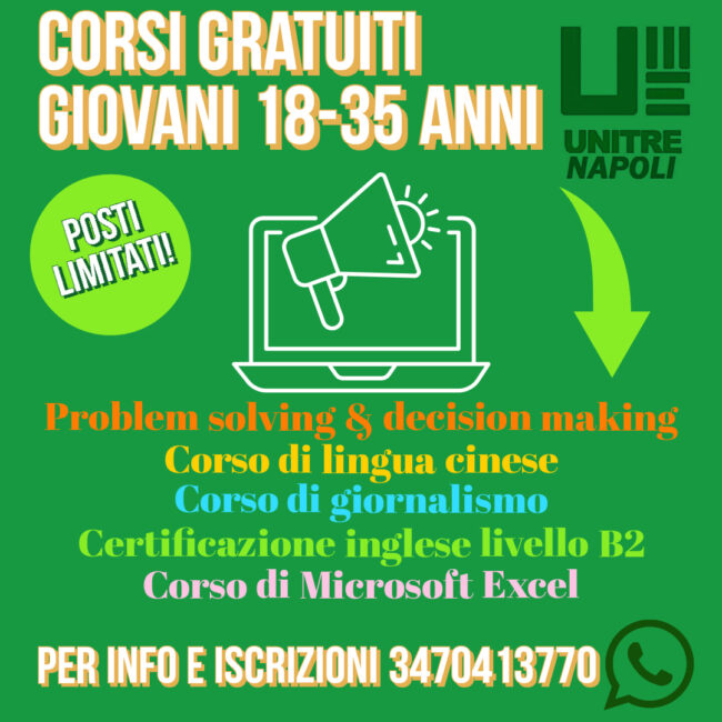 POST UNITRE GIOVANI OTTOBRE 21